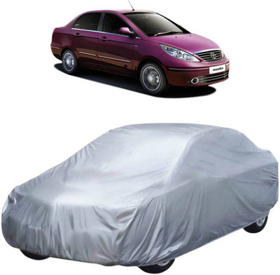 ask Car Cover For Tata Manza (Without Mirror Pockets)(Silver)