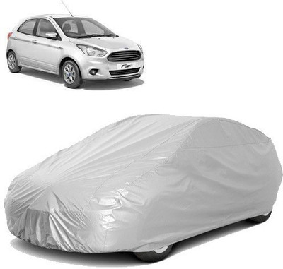 Royalrich Car Cover For Ford Figo (Without Mirror Pockets)(Silver)