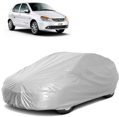 Royalrich Car Cover For Tata Indica eV2 (Without Mirror Pockets)(Silver)