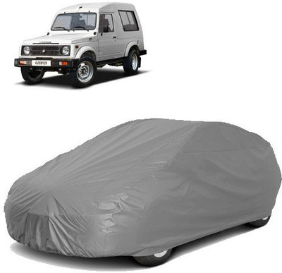 Royalrich Car Cover For Maruti Suzuki Gypsy (Without Mirror Pockets)(Grey)