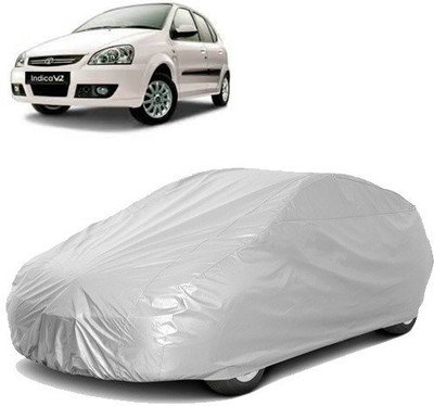 Royalrich Car Cover For Tata Indica V2 (Without Mirror Pockets)(Silver)