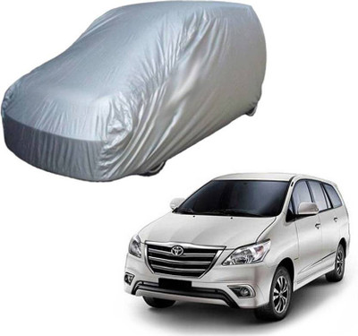 Shivonic Car Cover For Toyota Innova (Without Mirror Pockets)(Silver, For 2015, 2013, 2011 Models)