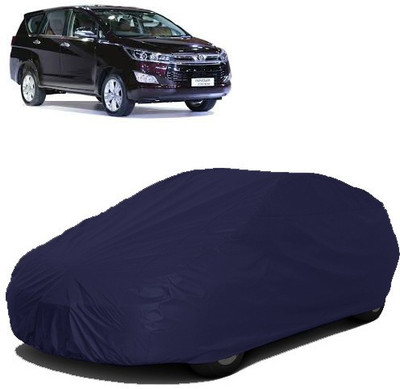 RAIN SPOOF Car Cover For Toyota Innova Crysta (Without Mirror Pockets)(Blue)