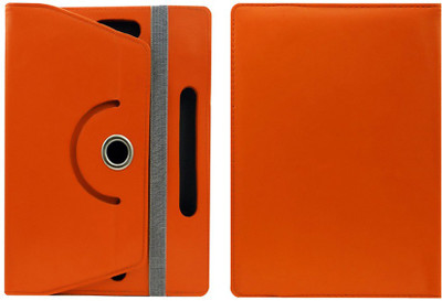 Cutesy Flip Cover for Lenovo Tab 2 A10-70(Orange, Cases with Holder, Pack of: 1)