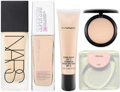 

Ultimate silicon puff,studio sculpt, super stay 24 h full coverage, Nars foundation, studio fix compact(Set of 5)