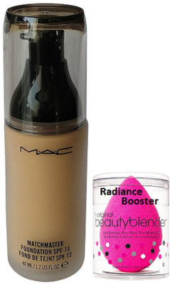 

radiance booster Sponge Puff & Mac Match Master Foundation(Set of 2)