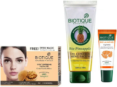 

BIOTIQUE BIO combo kit, LIP BALM(Set of 3)