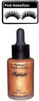 

Pink Rebellion Eyelashes & Mac Prep+Prime Highlight(Set of 2)