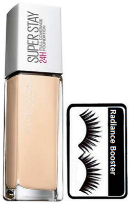 

radiance booster Eyelashes & Maybelline Super Stay Foundation(Set of 2)
