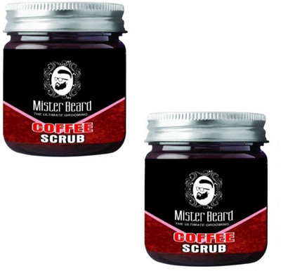 

MISTER BEARD Coffee Scrub 100gm (Pack of 2)(Set of 2)