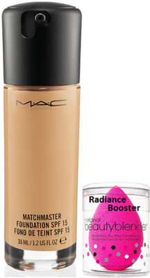 

radiance booster Sponge Puff & Mac Match Master Foundation(Set of 2)