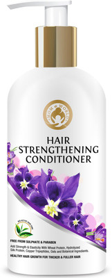

Mom & World Hair Strengthening Conditioner - Protein Conditioner For Thicker And Fuller Hair, 300ml (No SLS, Paraben or Silicon)(300 ml)