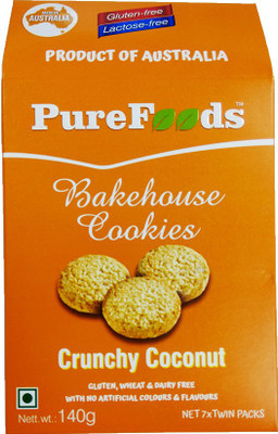 

PureFoods Bakehouse Crunchy Coconut Gluten Free Cookies(140 g)
