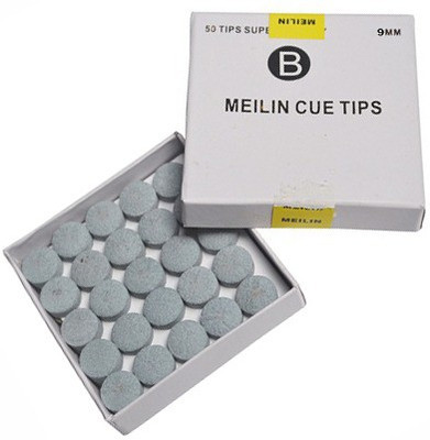 

CLUB 147 66 A Grade Meilin Cue Tip 9mm (50 Pieces) Snooker, Billiards Cue Stick(Porcelain)