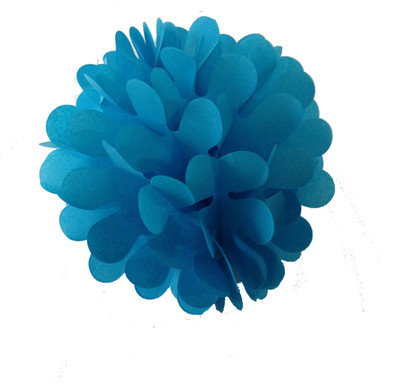 

Funcart Multicolor Blue 12" Honeycomb Pom Pom Ball, (pack of 2pcs) - 50 g