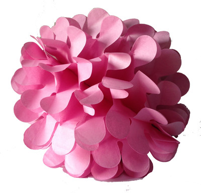 

Funcart Multicolor Baby Pink Color 14" Honeycomb Pom Pom Ball, (pack of 2pcs) - 50 g