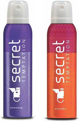 

Secret Temptation Mystery and Romance Deodorant Spray - For Women(300 ml, Pack of 2)