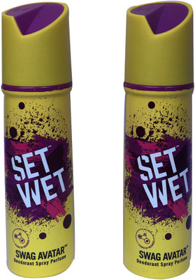 

Set Wet SWAG AVATAR PACK OF 2 Body Spray - For Men & Women(300 ml, Pack of 2)