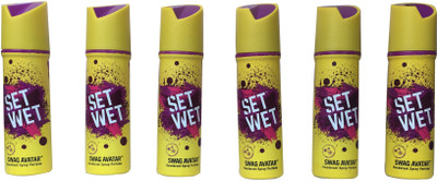 

Set Wet SWAG AVATAR PACK OF 6 Body Spray - For Men & Women(900 ml, Pack of 6)