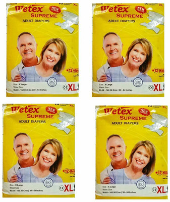 

wetex supreme Adult Diapers - XL(40 Pieces)