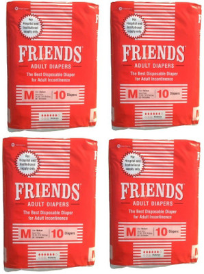 

Friends Adult Diaper Hospital - Medium for weist size 28-44 inches Adult Diapers - M(40 Pieces)