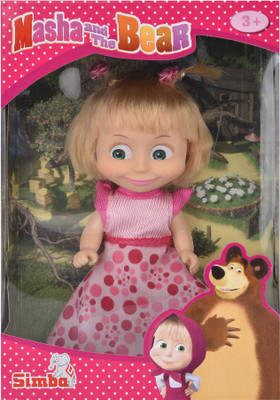 

Simba Masha Style Dress Doll(Multicolor)