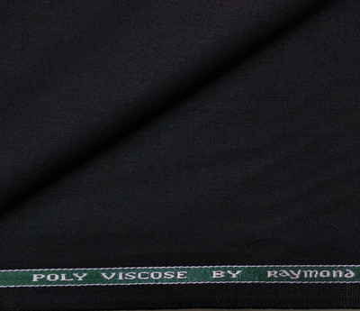 Raymond Polyester Viscose Blend Solid Trouser FabricUnstitched
