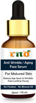 

RND Anti Wrinkle / Aging Face Serum (30ML) For Matured Skin, Reduces Age Spots & Wrinkles Face Looking Young(30 ml)