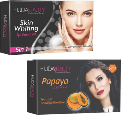 

Huda Beauty Professional Range Skin Whiting & Papaya Facial Kit 900 g(Set of 2)
