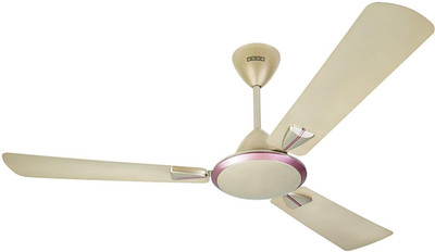 

Usha Stiker galaxy 3 Blade Ceiling Fan(corn silk, Pack of 1), Silver