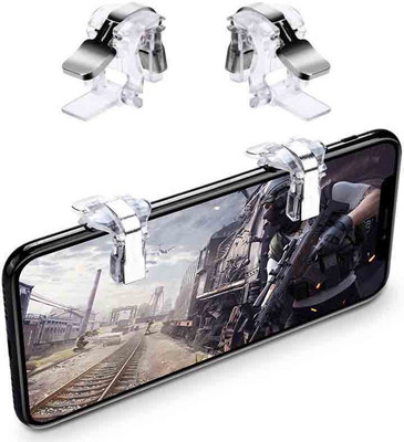 

BUY SURETY New Metal Version Mobile Gaming Trigger L1R1 Shooter Controller PUBG V3.0 For Smart phone Gaming Controller,Joystick, L1R1 Shooter Trigger, Fire Buttons, Aim Key, Handle, Gamedpad, Sensitive Shoot Physical Mobile Game Controller for PUBG / Surv