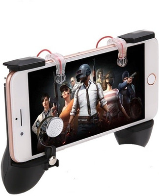 

Oxhox 3 In 1 MV Mobile Game Joystick Grip Extended Handle Game Controller Sucker Gamepad Holder For 4.7-6.4 Inch Smart Phone With Pubg Sensitive Shoot/aim Buttons L1 R1 Gaming Accessory Kit(Black, For Android, iOS)