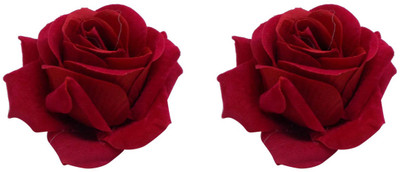 

Fully Artificial Flower Clips For Women Daily Use, Stylish Hair Flower Clip, Hair Styling Tool, Red, Pack Of 1 Hair Clip(Red)