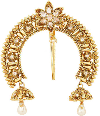 

ACCESSHER Copper Antique gold Jooda pin, Choti Hair Pin(Gold)