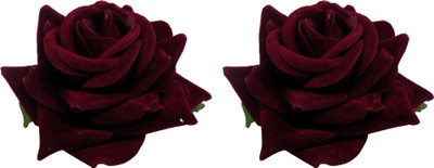 

Bueno Party Wear Rose Hair Clip For Hair Style, Fancy Hair Clips, Hair Flowers Accessories For Women And Girls, Hair Clip(Multicolor)