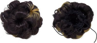 

Bueno Designer Hair Accessories, Artificial Hair Juda, Easy To Use For Home Use, Golden Highlight Hair Accessory Set(Gold)