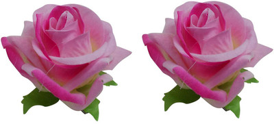 

Fully Hair Flower Clips For Women And Girls, Hair Accessories, Artificial Rose Hair Clips For Casual Use, Light Pink, Pack Of 1 Hair Clip(Pink)