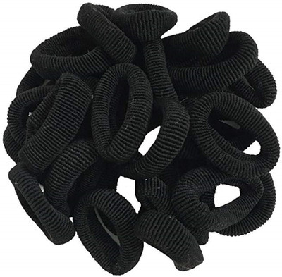 

VANKAB BLACK 50 PCS Rubber Band(Black)