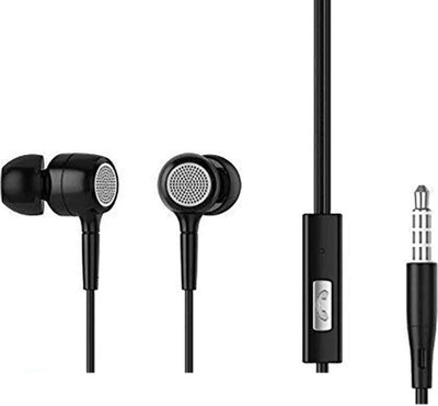 Philips She1515BK/94 Wired Headset(Black, Wired in the ear)