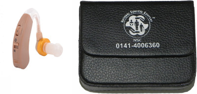 

NSC 115 volume control behind the ear Hearing aid with Pouch Behind The Ear Hearing Aid(Beige)