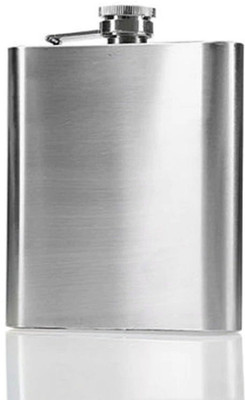m m egalite Easy sip Liquor & Alcohol Drinks Wine Whiskey Holder Pocket Carry Bottle(207 ml) Whisky Bottle beverage holder Screw Cap Stainless steel Hip Flask(207 ml)