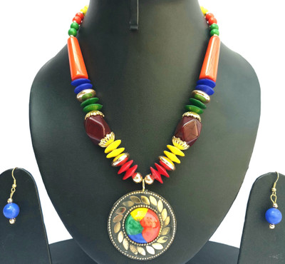 creative group Alloy Multicolor Jewellery Set(Pack of 1)