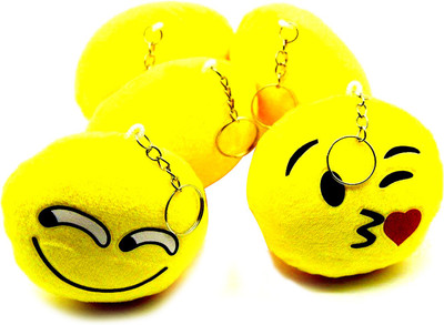 ShopTop Propz Cute Emoji Cushion Soft Stuffed Plush Toy keychain Key Chain