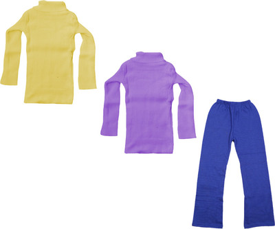 Indistar Girls Casual Top Pyjama(Multicolor)