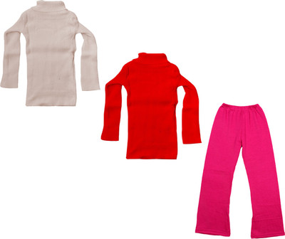 Indistar Girls Casual Top Pyjama(Multicolor)