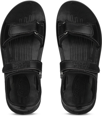 

Bubblegummers Boys Velcro Flats(Black
