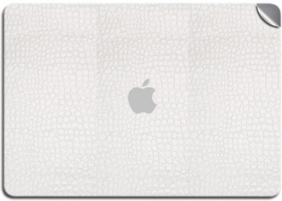 

GADGETS WRAP GW-42032 White Textured Leather Skin Top Only Vinyl Laptop Decal 15