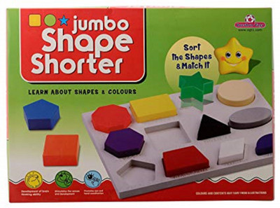 

darshan toys jumbo shape sorter(Multicolor)