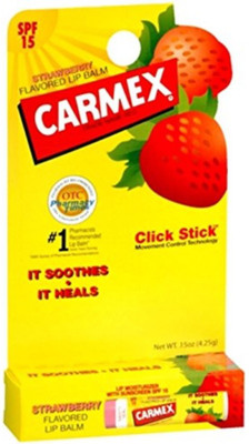 

Carmex Strawberry Flavor Moisturizing Lip Balm Stick SPF 15 NA(Pack of: 1, 2 g)