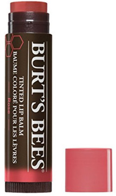 

Burt's Bees 100% Natural Moisturizing Tinted Lip Balm, Rose, 1 Tube, Pack of 2 NA(Pack of: 2, 2 g)